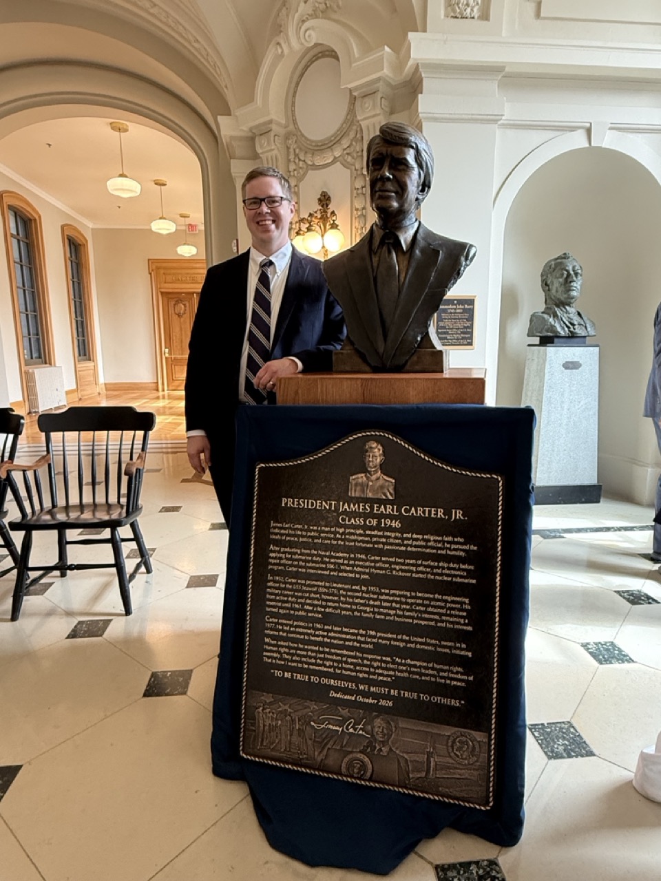Episode 15 – USNA Jimmy Carter Bust Dedication